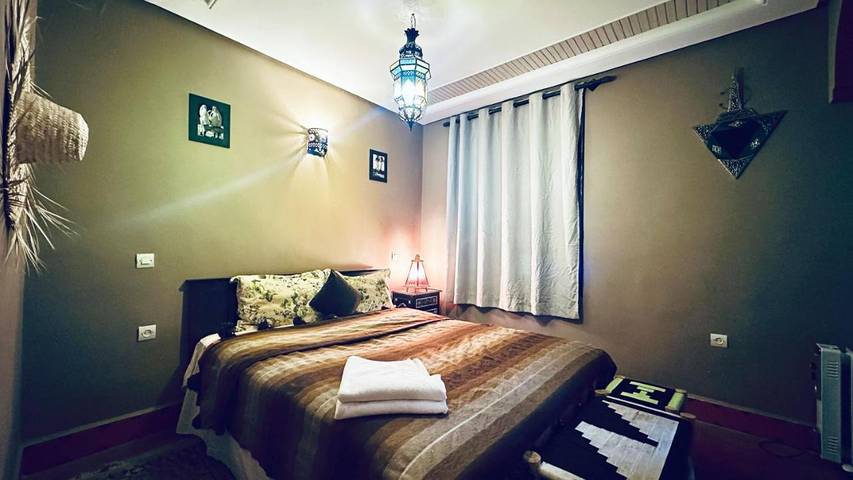 Gîte pour 3 personnes, avec jardin et jacuzzi, adapté aux familles à Ourika (roman) - 4