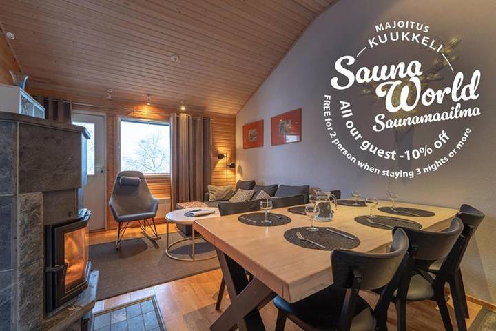 Appartement de vacances pour 4 personnes, avec sauna ainsi que vue et terrasse