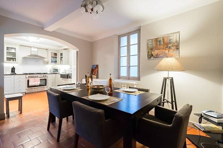 Gîte pour 6 personnes, avec jardin et balcon