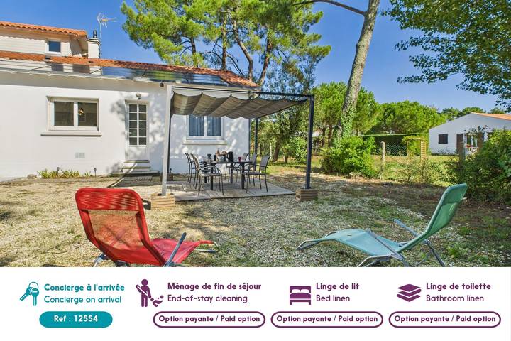 Location de vacances pour 6 personnes, avec terrasse et jardin dans Plage des Chardons - 2
