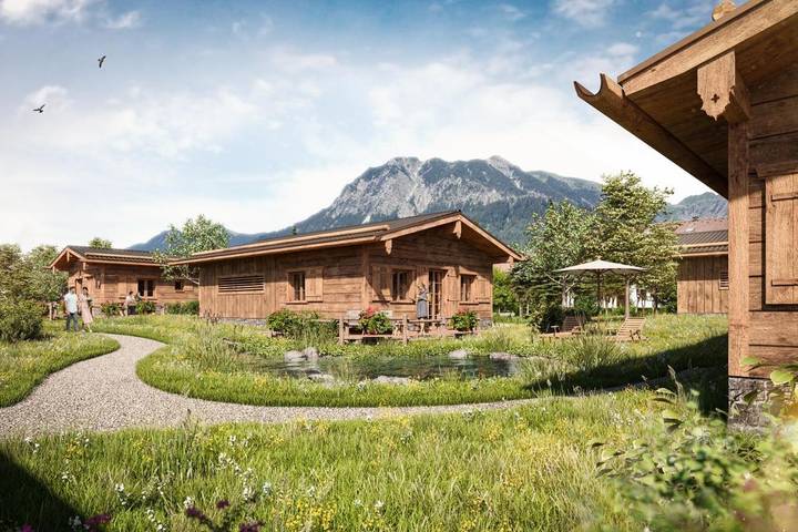 Hütte für 2 Personen, mit Terrasse und Sauna sowie Garten in Oberstdorf