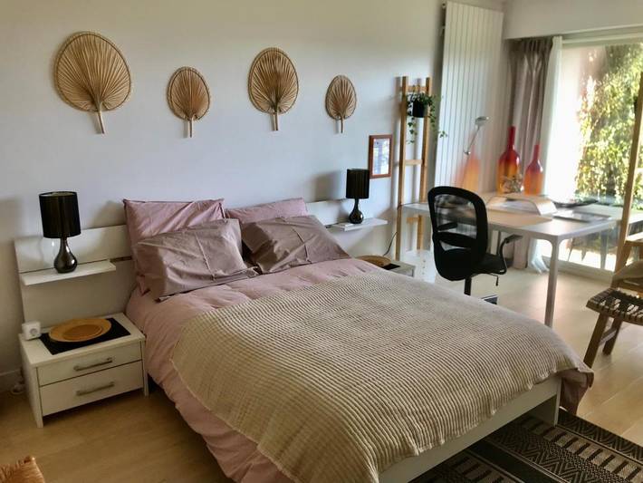 Appartement de vacances pour 2 personnes, avec vue ainsi que jardin et terrasse