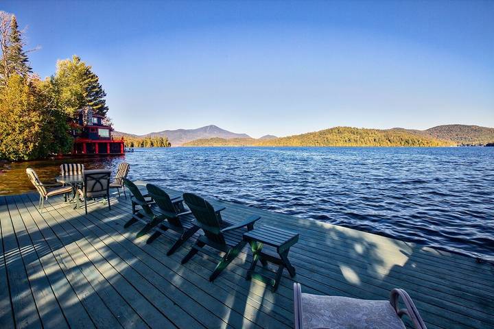 Vacation rental for 12 people, with yard, with pets in Lake Placid
