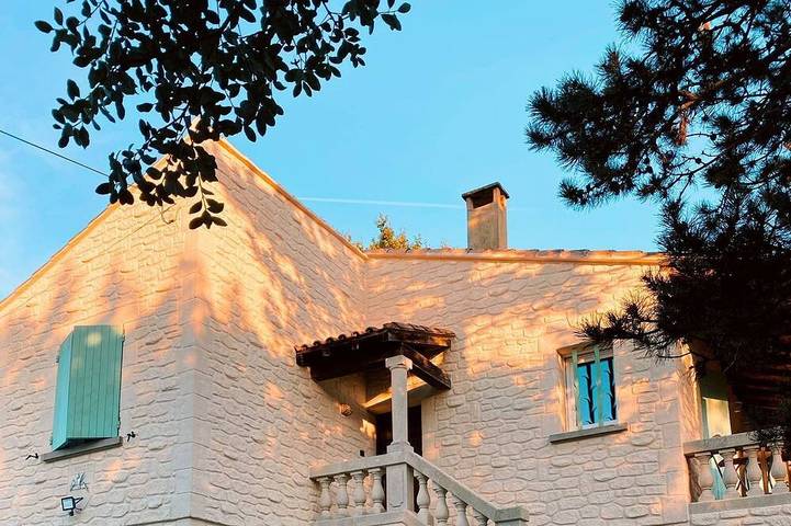 Maison de vacances pour 12 personnes, avec jardin ainsi que piscine et balcon, animaux acceptés - 1