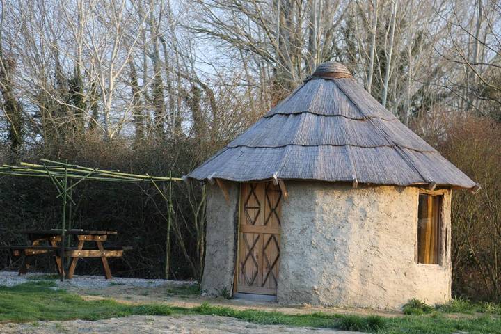 Tente pour 2 personnes, avec Terrasse ainsi que Jardin et Vue