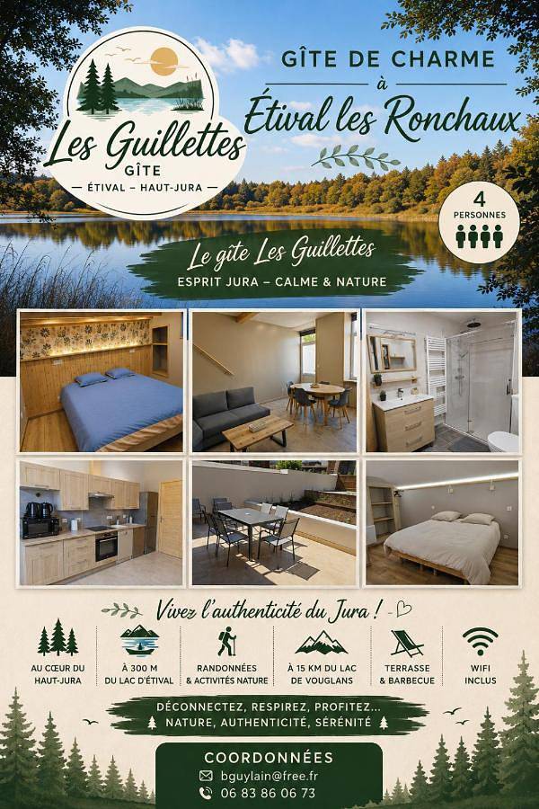 Appartement de vacances pour 4 personnes, avec Terrasse et Jardin