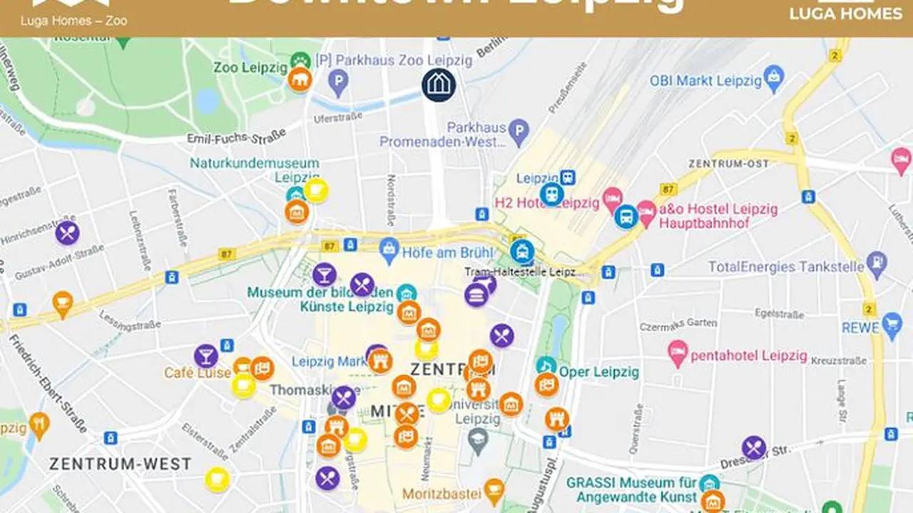 Apartamento vacacional entero, Ferienwohnung für 4 Personen (75 m²) in Leipzig in Leipzig Mitte, Leipzig