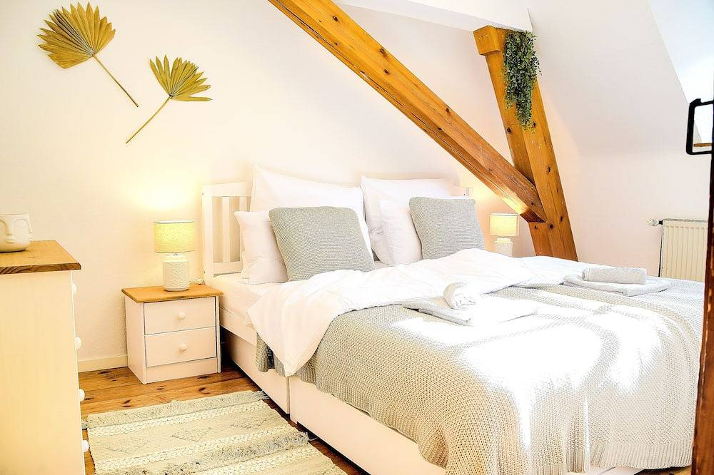 Ganze Wohnung, Romantic-Altbau-Apartment mit Dachterrasse und Waldblick, 80m² in Annweiler, Trifelsland