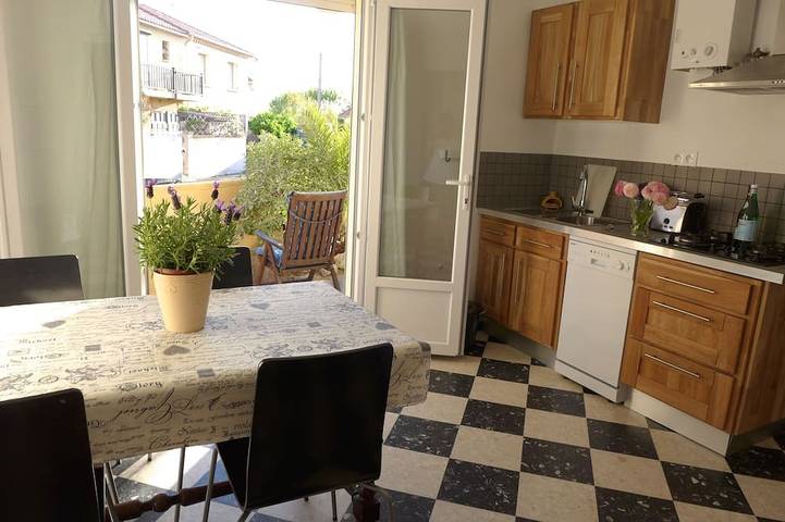 Ferienwohnung für 5 Personen, mit Terrasse und Garten, mit Haustier in Valras-Plage