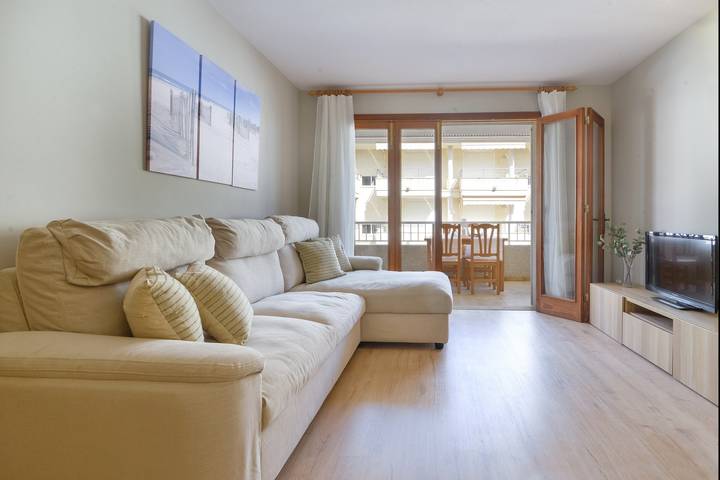 Ferienwohnung für 4 Personen, mit Balkon und Meerblick sowie Terrasse in Ses Salines - 4