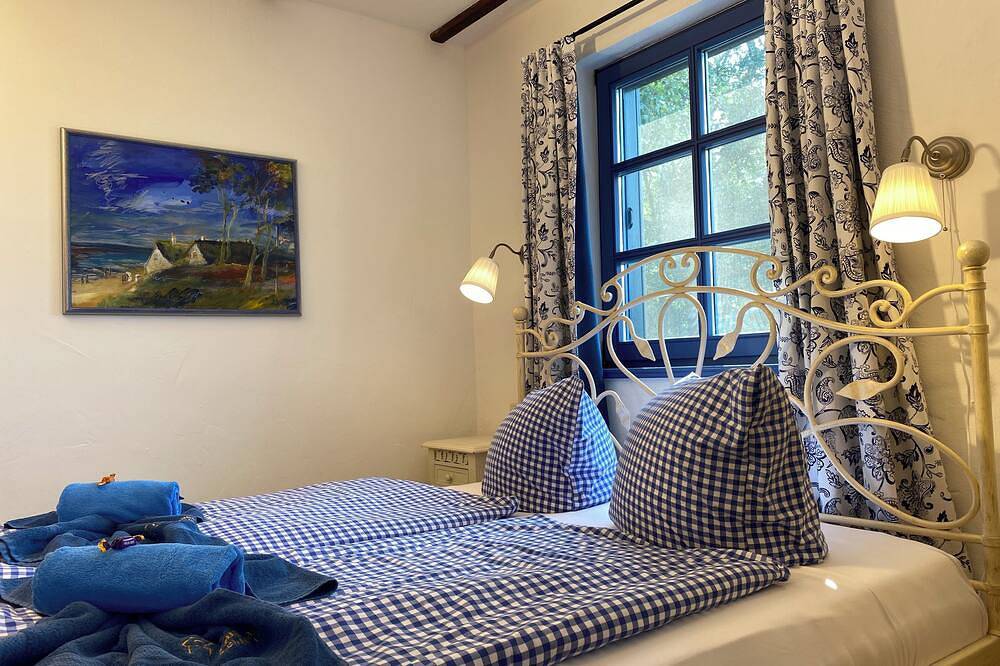 Very cozy 5***** half-timbered house with sauna & fireplace + terraces + attic in Neverow, Dargen