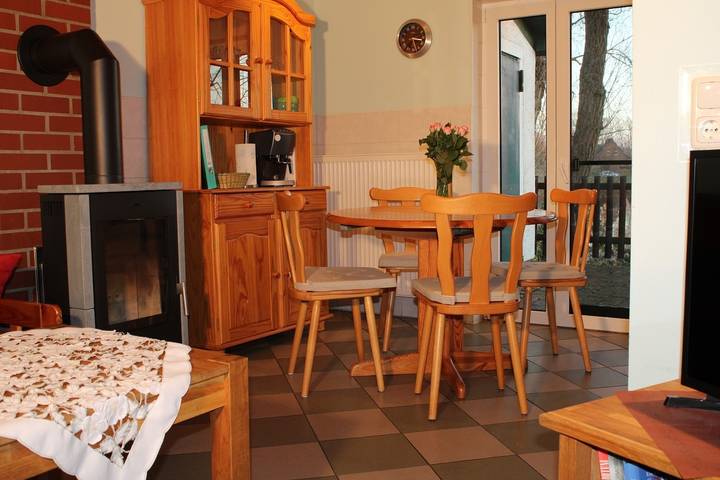 Landhaus am Teich - Saaler Bodden - Ferienhaus türkis in Saal, Vorpommern-Rügen