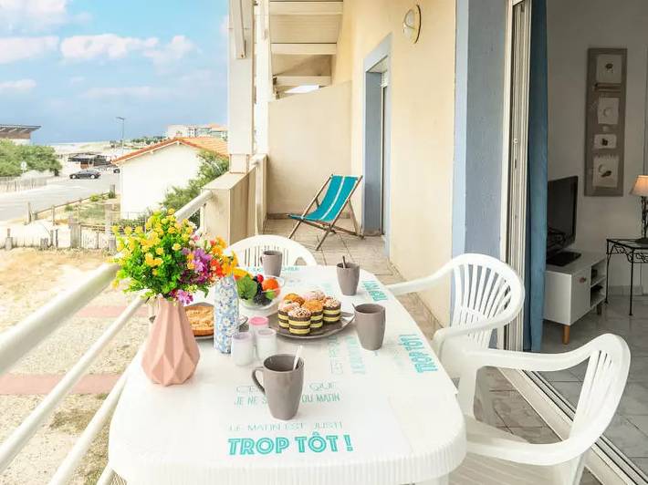 Gîte pour 4 personnes, avec balcon dans Plage sud (Mimizan Plage) - 3