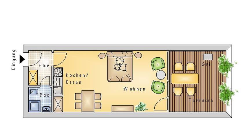 Ferienwohnung für 2 Personen, mit Terrasse, mit Haustier in Braunlage - 3