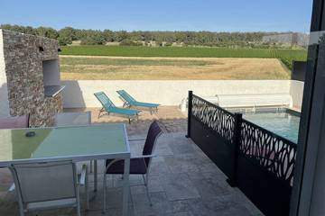 Cottage pour 6 personnes, avec terrasse et jardin à Maureilhan