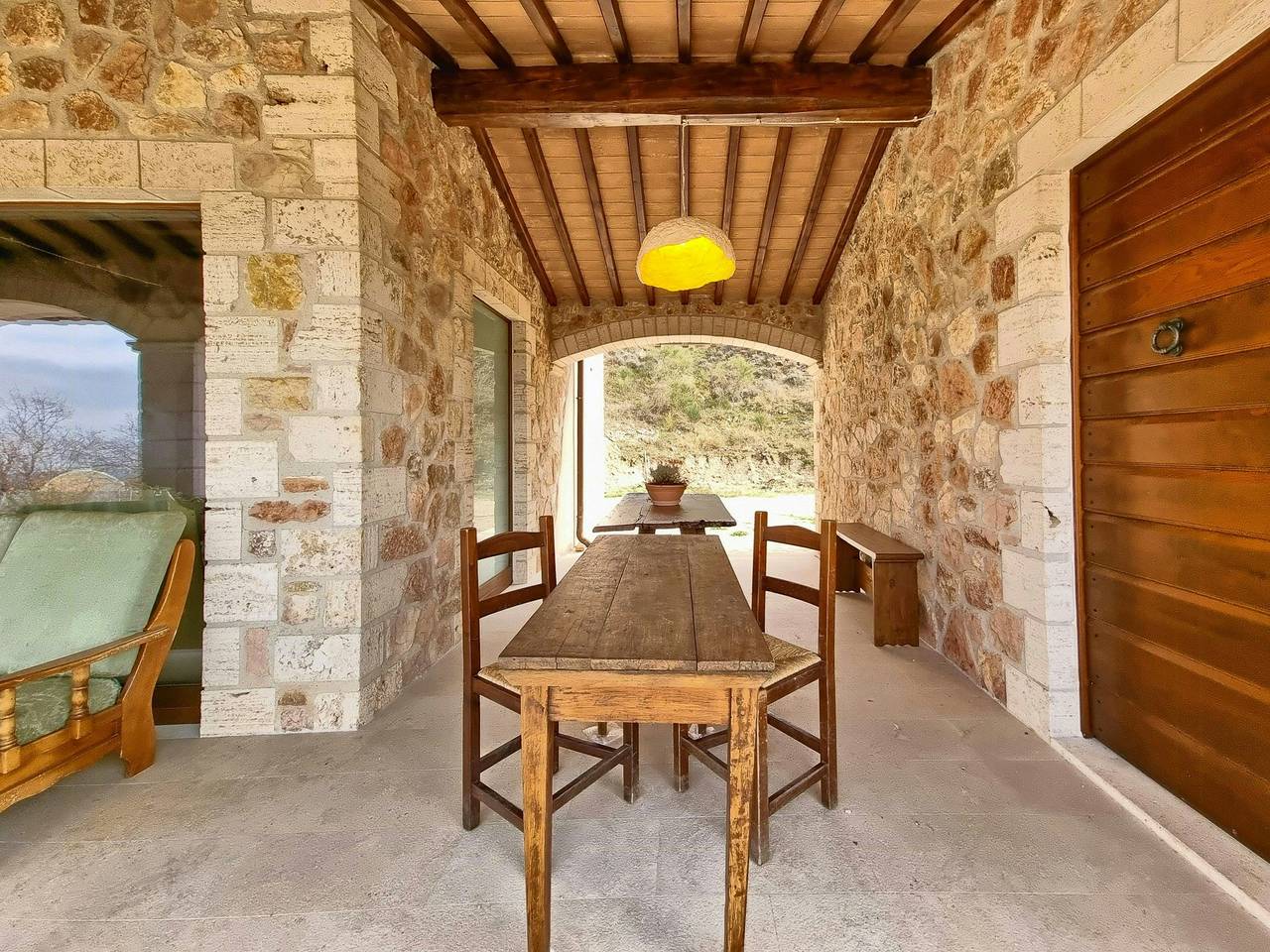 Panoramic refuge on Monte Pelato in Gualdo Cattaneo, Perugia Province