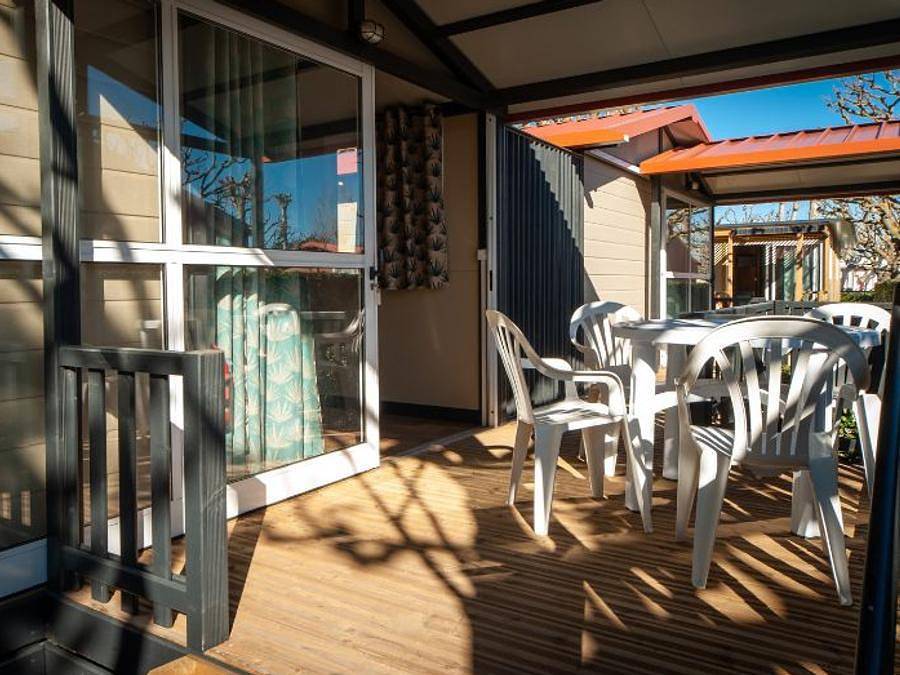 Camping La Maïre - Chalet 2 personas - Cocoon 2 personas 1 habitación 22m² (22m²) in Sérignan, Costa mediterránea (Francia)