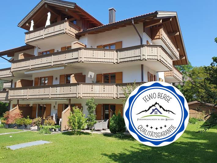 Ferienwohnung für 5 Personen, mit Balkon und Ausblick im Mittenwald