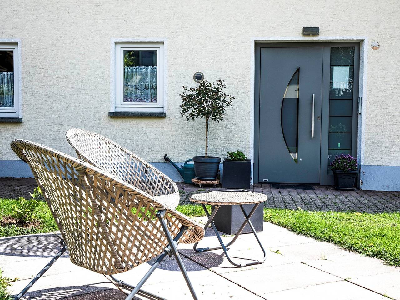 Ganze Wohnung, Ferienwohnung 'Auszeit Am See' mit Gemeinschaftsgarten, Balkon und Wi-Fi in Moos, Untersee