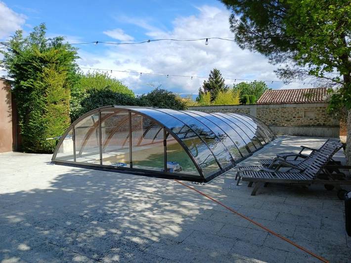 Location de vacances pour 14 personnes, avec vue ainsi que piscine et jardin à Saint-Maurice-sur-Eygues - 3