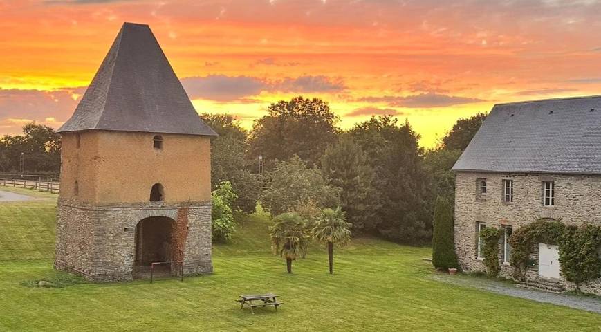 Appartement de vacances pour 4 personnes, avec Terrasse ainsi que Jardin et Vue