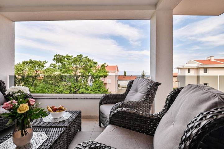 Ferienwohnung für 5 Personen, mit Balkon/Terrasse
