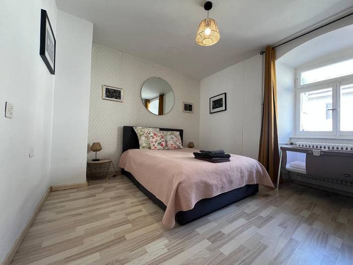 Gîte pour 4 personnes, avec terrasse et vue, animaux acceptés à Porrentruy