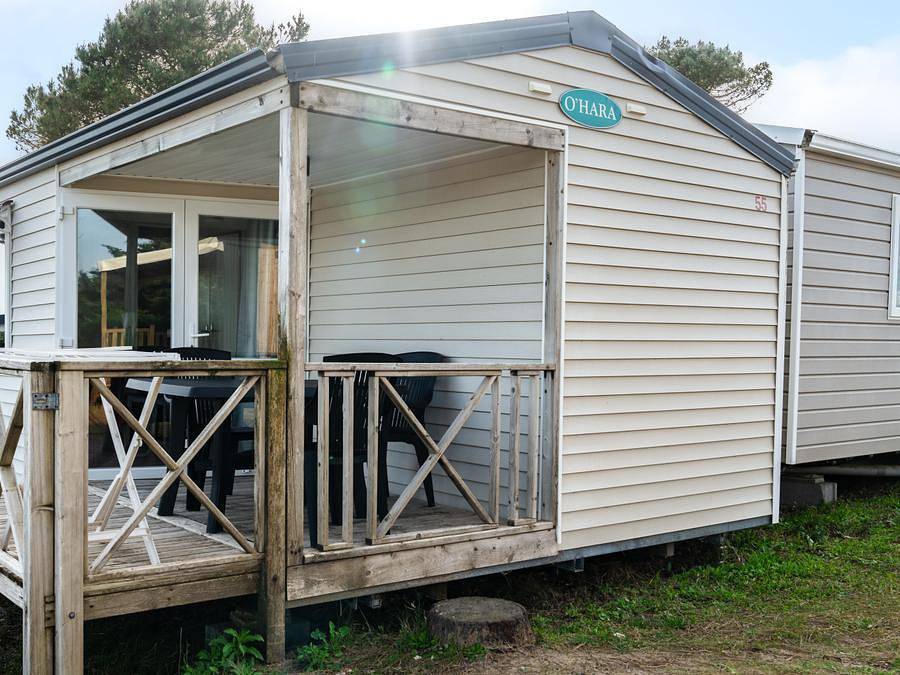 Camping Les Violettes  - Mobilhome 4 personnes - Mobile-home Mouette (2 chambres) - terrasse intégrée 4 pers in L'Aiguillon-la-Presqu'île, Vendée