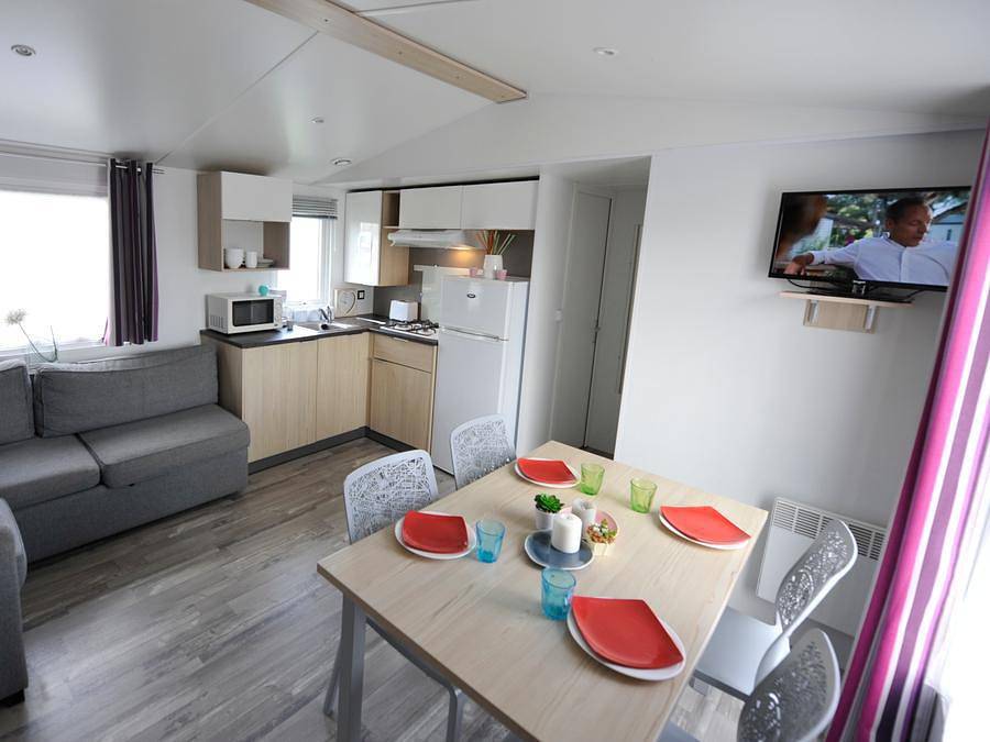 Camping De la Plage - Mobilhome 6 personnes - Mobilhome Confort 3 Ch 6 pers in Marck, Région de Calais