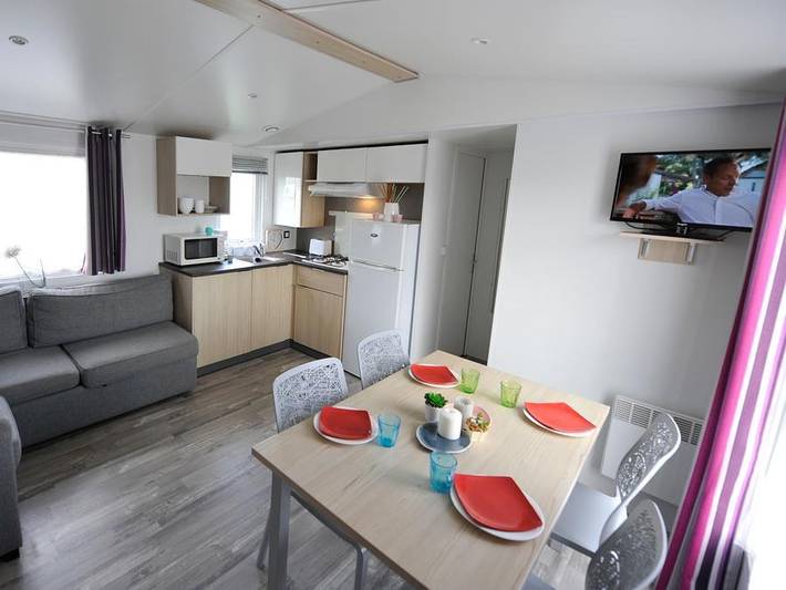 Mobil home pour 6 personnes, avec bassin pour enfant à Marck - 3