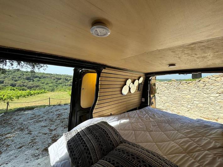 Tente pour 2 personnes, avec jardin et vue dans l' Aude - 3