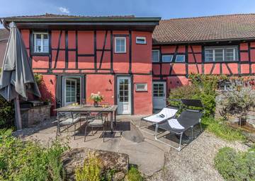 Ferienwohnung für 4 Personen, mit Garten und Ausblick in Öhningen
