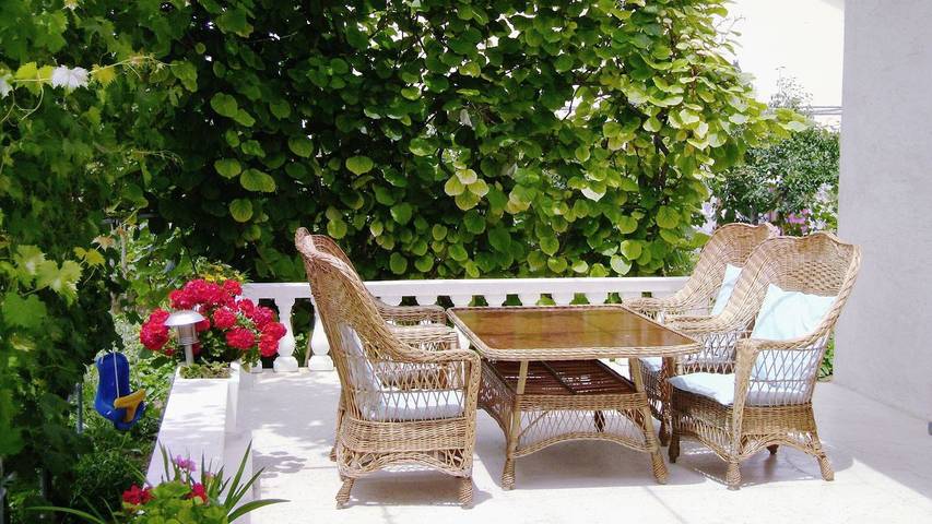 Ferienwohnung für 8 Personen, mit Terrasse, mit Haustier in Vrsi