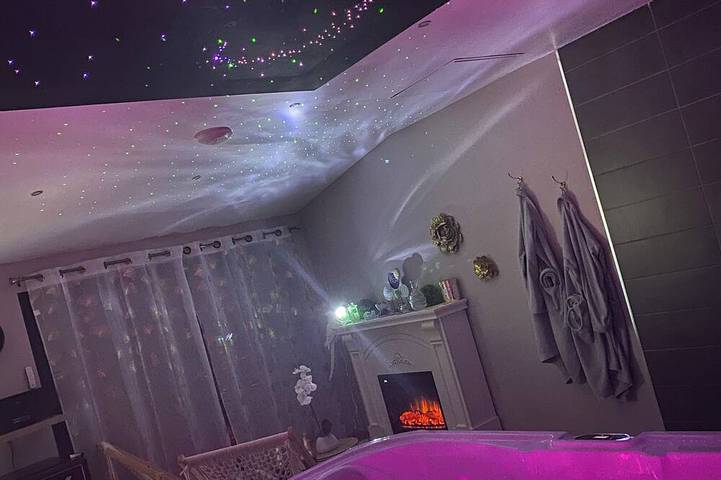 Maison de vacances pour 4 personnes, avec Jacuzzi ainsi que Terrasse et Sauna