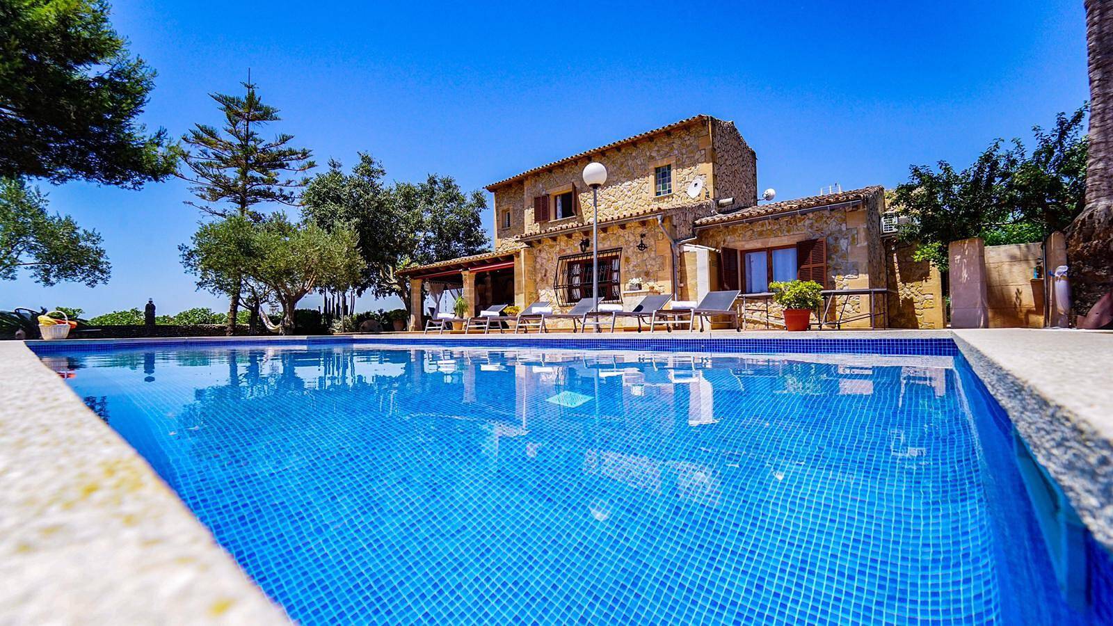 Maison de vacances "Vinyes Can Grau" avec vue sur montagne in Sencelles, Majorque l'intérieur des terres