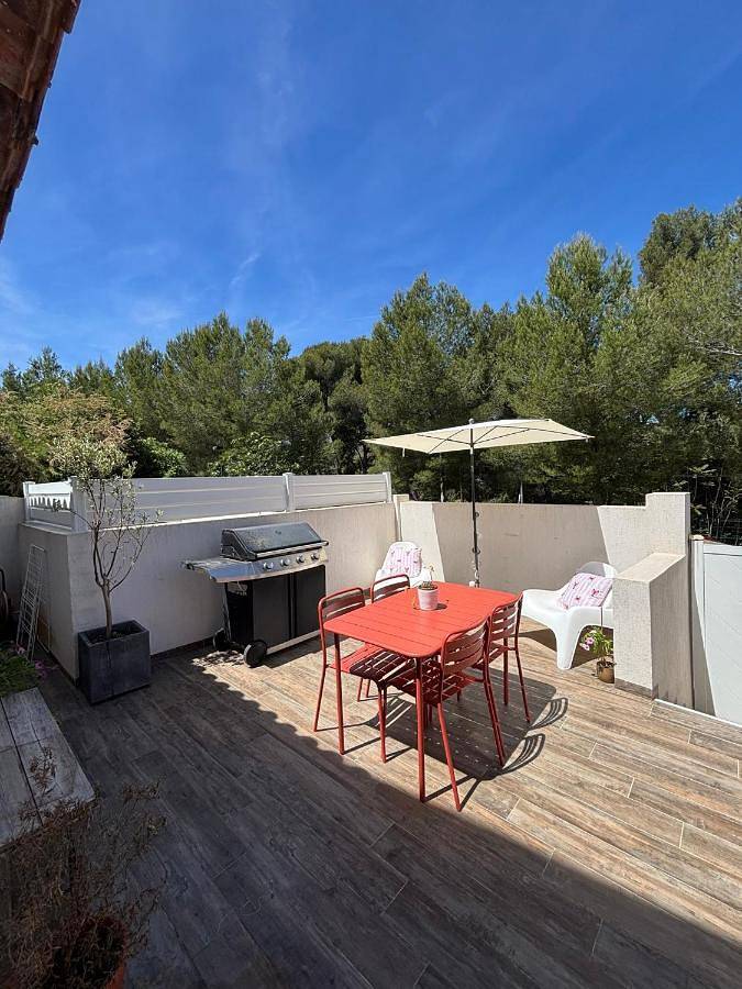 Appartement de vacances pour 4 personnes, avec jardin