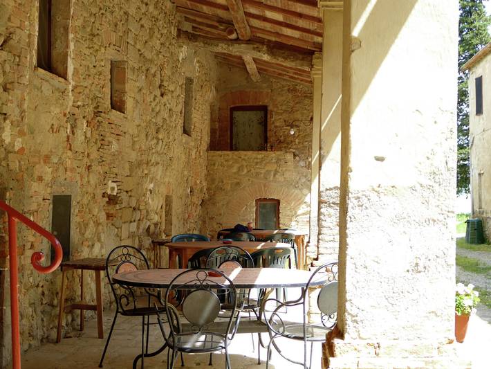 Location de vacances pour 3 personnes, avec terrasse ainsi que piscine et jardin, animaux acceptés à Volterra - 3