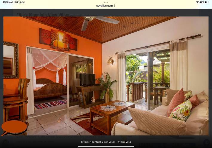 Location de vacances pour 2 personnes, avec balcon et jardin dans Mahé - 4