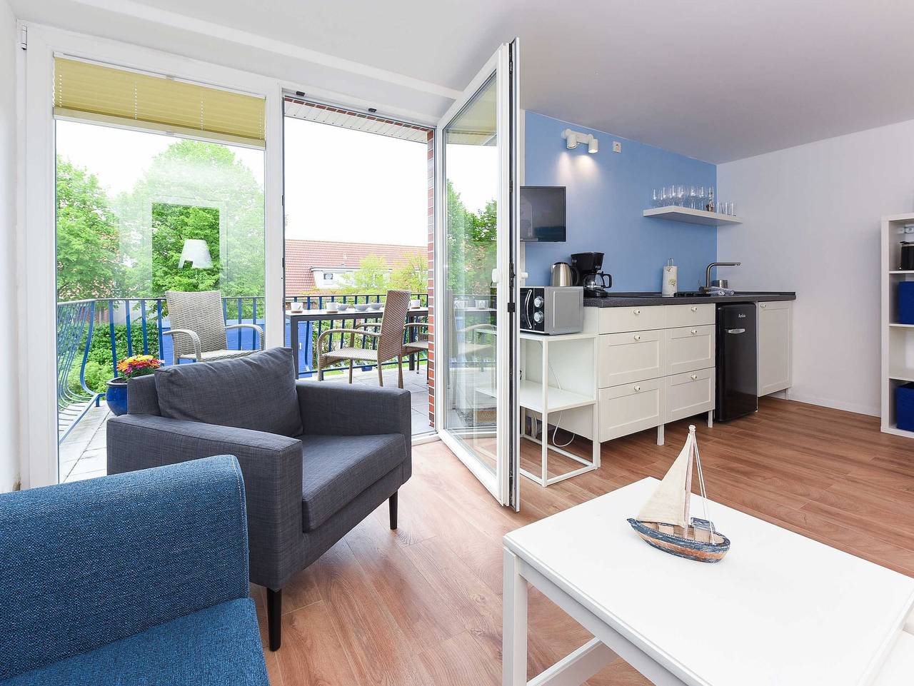 Ganze Ferienwohnung, Ferienwohnungen Blaues Haus - Ferienwohnung 3 in Bensersiel, Landkreis Wittmund