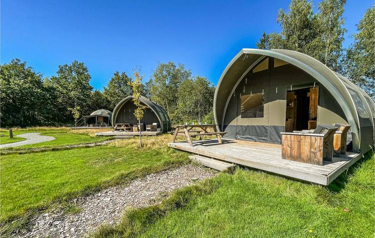 Camping voor 6 personen, met Terras en Tuin in Drenthe