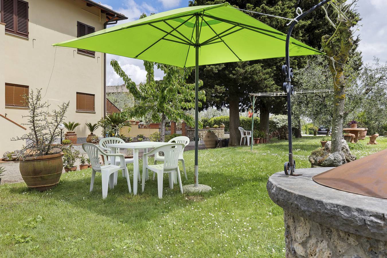 Ganze Wohnung, Ferienwohnung 'Un Oasi Di Tranquillità' mit Bergblick, privatem Garten und Wi-Fi in Tavarnelle Val di Pesa, Barberino Tavarnelle