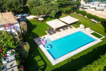 Villa pour 8 Personnes dans Mparmpati, Corfou, Photo 4