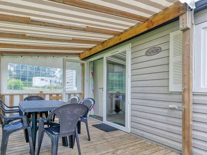 Mobil home pour 6 personnes, avec bassin pour enfant et piscine à Rochefort-en-Terre - 3