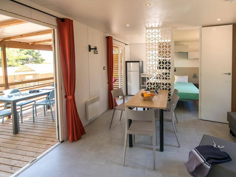 Camping Le Parc de Bormes - Mobile home 8 persons - 3 bedrooms - Clim - Lv in Bormes-les-Mimosas, Toulon region