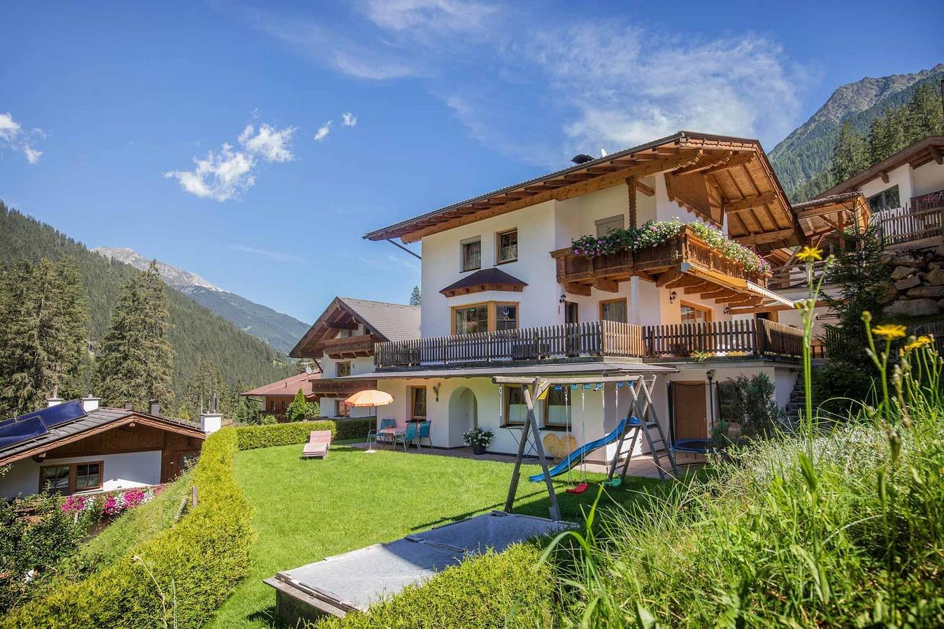 Ganze Ferienwohnung, Appartement/Fewo, Dusche oder Bad, Wc, 2 Schlafräu in Stubaier Alpen, Neustift im Stubaital