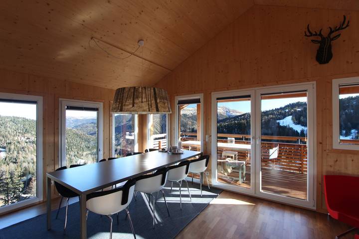 Ferienhaus für 10 Personen, mit Balkon und Sauna an der Turracher Höhe