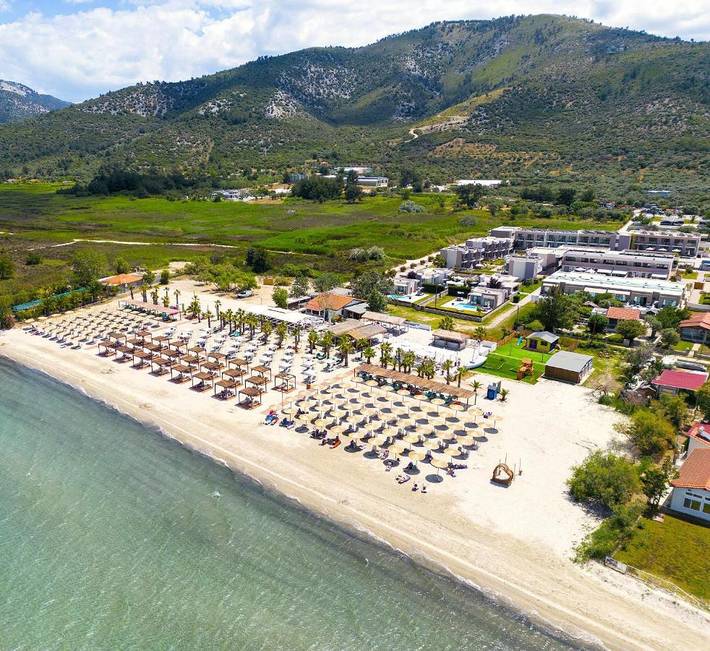 Bungalow für 3 Personen, mit Balkon und Whirlpool sowie Terrasse und Garten auf Thassos
