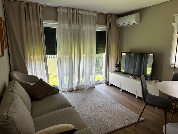 Apartamento para 2 personas, con jardín en Aldoar