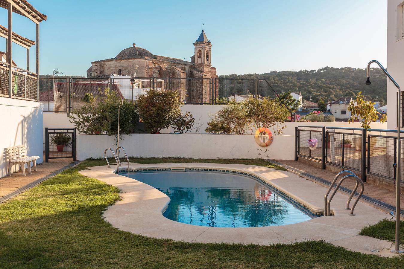 Ferienhaus 'Casa Castillo De Las Guardas' mit Bergblick, Wlan und Klimaanlage in El Castillo de las Guardas, Sevilla Provinz