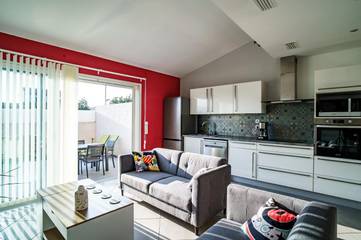 Location de vacances pour 4 personnes, avec terrasse à Latour-Bas-Elne